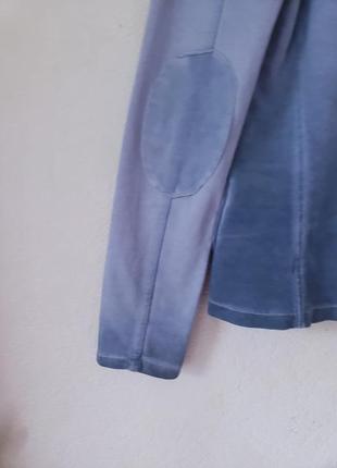 Новый трикотажный пиджак блейзер с заплатками в стиле тай дай8 фото