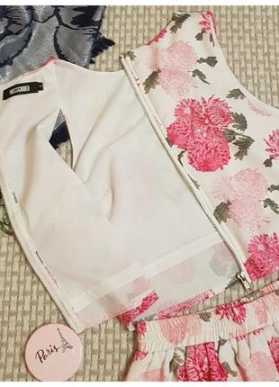 Комплект летний шорты и топ цветочный принт missguided4 фото