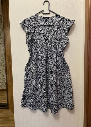 Легкое шикарное платье сарафан для беременных new look 44/461 фото