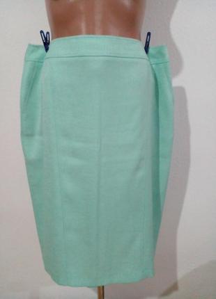 Шикарная юбка мятного цвета в новом состоянии2 фото