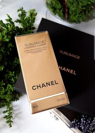 Chanel sublimage l’essence lumière восстанавливающий концентрат для сияния кожи лица и шеи