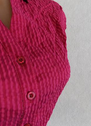 Блузка стрейчевая малиновая фирменная bodyflirt размер 40-422 фото