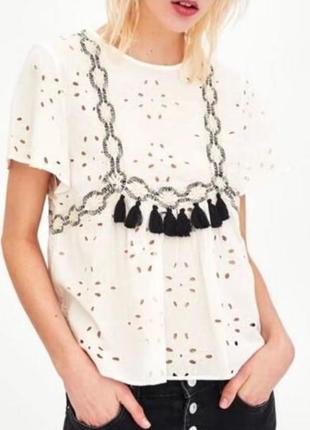 Блузка сорочка zara