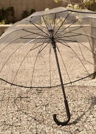 Стильний прозорий парасольку4 фото
