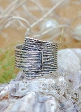 Серебряная безразмерная кольца веста2 фото