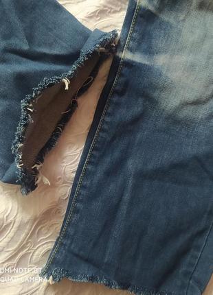 Крутые укороченные джинсы smog m-l7 фото