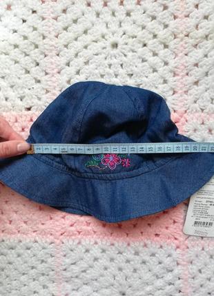 Панмка паномочка кепка для девочки по джинс5 фото