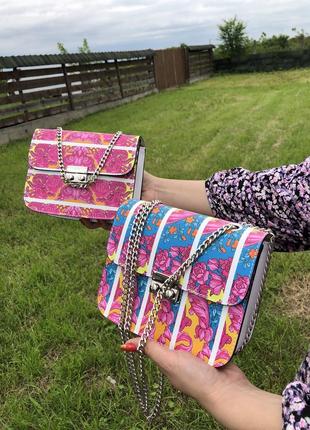 Женские кожаные сумки италия разноцветные сумочки1 фото