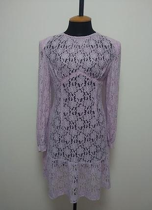 Плаття в квіточку гіпюр мереживо ажурне