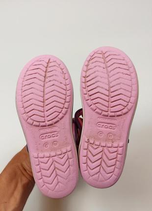 Crocs c11 рожеві босоніжки дитячі крокси сандалі розмір 286 фото