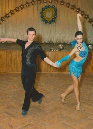 Сукня для бально-спортивних танців. латина. 2 спідниці в комплекті