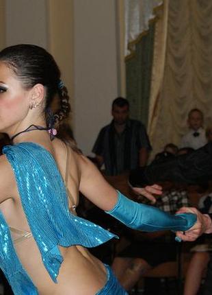 Сукня для бально-спортивних танців. латина. 2 спідниці в комплекті