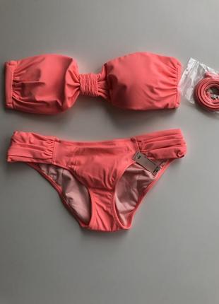 Купальник victorias secret оригінал персиковий victoria victorias вікторія бандо неоновий