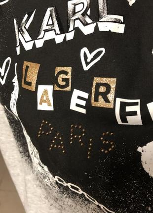 Сірий світшот karl lagerfeld paris 6