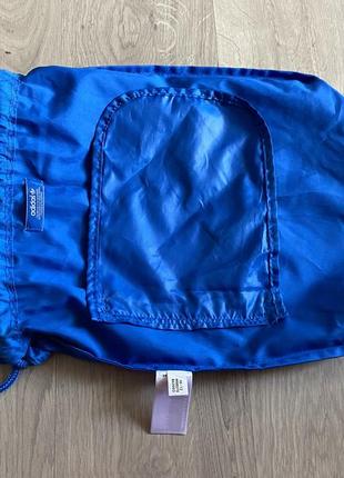 Фирменный синий текстильный рюкзак adidas6 фото