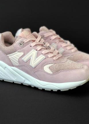 New balance 580 pink кроссовки кросівки жіночі2 фото