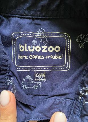 Рубашка bluezoo 12-18, 1-1,5 80-86, george, next, hm, h&m8 фото