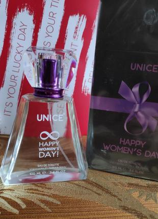 Туалетна вода happy women's day purple, 100 мл. unice туреччина