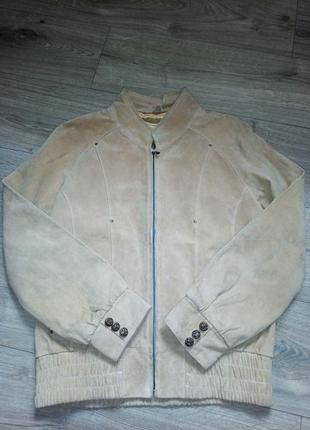 Шкіряна куртка вітровка німеччина розмір універсал 42-461 фото