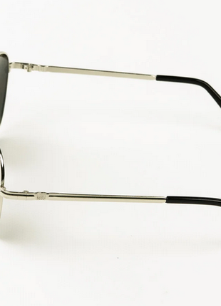 Очки унисекс солнцезащитные aviator (авиатор) зеркальные цвет линз: серый, зеркальный2 фото