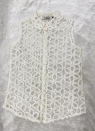 Chloe шикарная блуза chloé