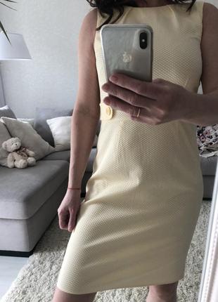 Красивое желтое платье8 фото