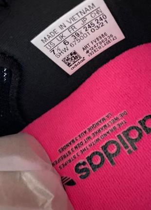 Кросівки adidas zx 2k boost core black shock pink8 фото