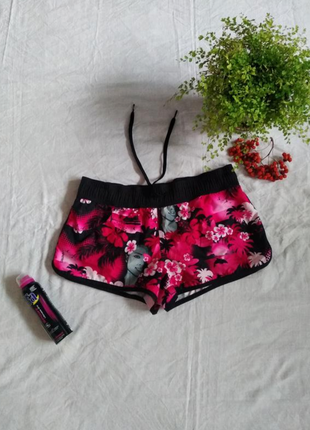 Шорти тропічний принт бренду tribord uk 12 eur 40