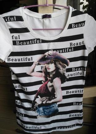 Футболка  beautiful