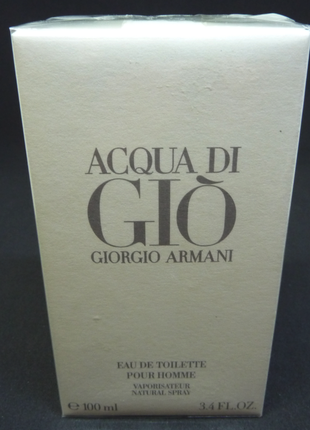 Туалетна вода giorgio armani acqua di gio 100 ml