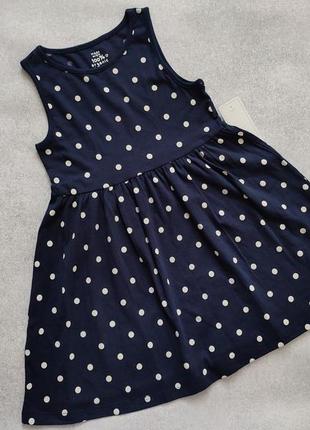 Милое платье в горошек