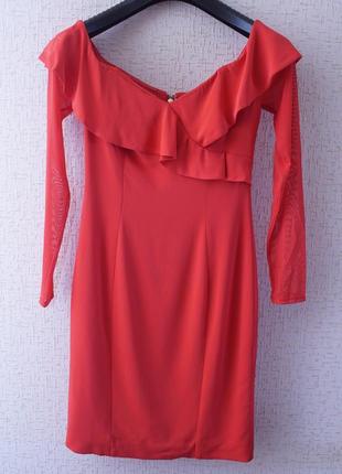 Красное  платье marciano guess4 фото