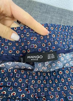 Классные летние штаны в узор mango3 фото