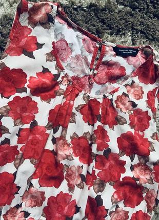 Дизайнерське автентичне батальне плаття в підлогу з трояндами dorothy perkins.10 фото