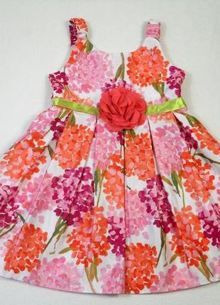 Фірмове красиве яскраве плаття нарядне плаття сукня сарафан bloomy на 3 4 роки