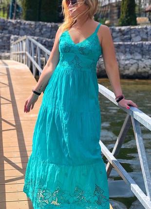 Нарядное платье 👗 летнее лёгкое сарафан хлопок6 фото