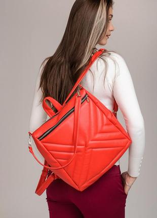 Женский рюкзак  trinity - красный