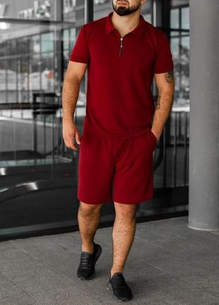 Комплект поло ( футболка + шорти )