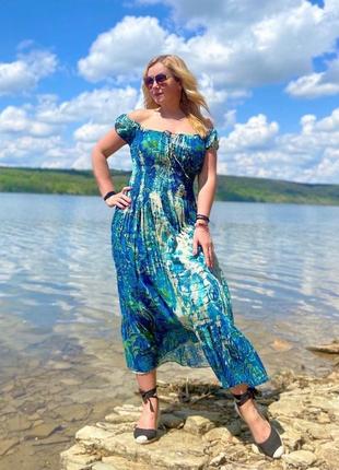 Нарядное платье 👗 хлопок отличное качество яркое