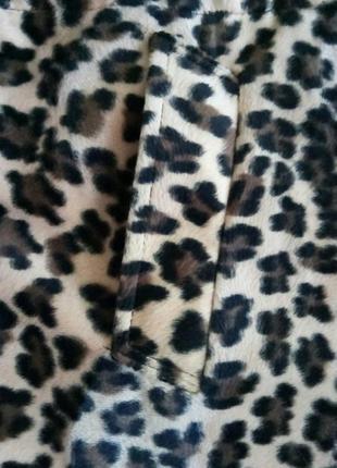 Куртка,парка, пальто  оверсайз, в леопардовый принт carolean6 фото