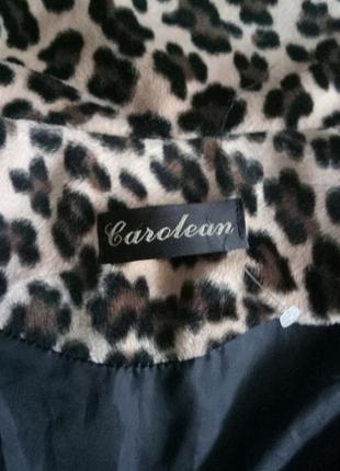 Куртка,парка, пальто  оверсайз, в леопардовый принт carolean9 фото