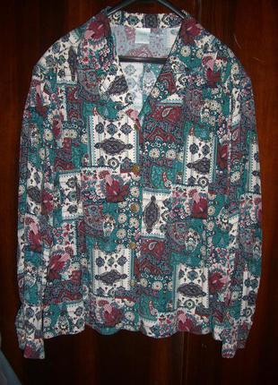 Кольорова блузка, розмір 241 фото