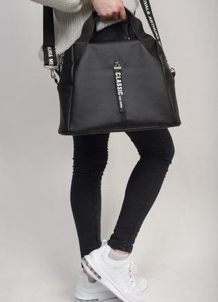 Женская спортивная сумка vogue чёрный2 фото