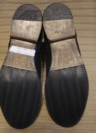 Легенькие высокие черные кожаные ботинки apple of eden германия 36 р.10 фото