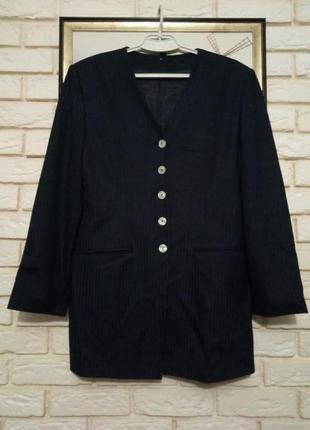 Винтажный фактурный пиджак  16/50 XS / 42