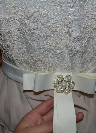 Сукня angel professional персиковий бежевий3 фото