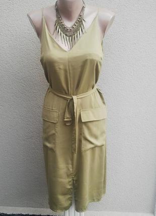 Новое платье,сарафан,прямой крой с накладными карманами atmosphere