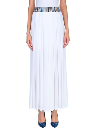 Белоснежная юбка кюлоты палаццо