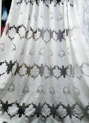 Тюль, фіранки, тюль з візерунками