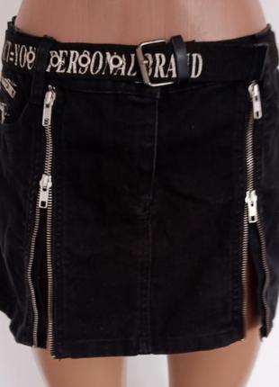 Обалденная джинсовая юбочка zara woman. размер s.3 фото